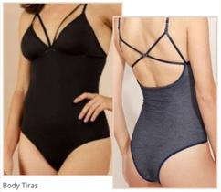 Body tiras preto m