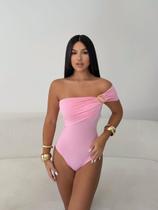 Body Um Ombro Detalhe Fivela