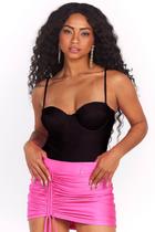 Body Up Glam Alça Regulável Planet Girls Preto