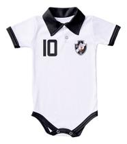 Body Vasco Da Gama Bebe Recem Nascido Branco Ou Rosa Oficial - Branco - P (0-3 meses)