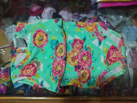 Body Verde Feminino Para Bebês Com Estampa De Flores - Carinhoso