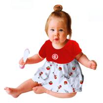 Body Vestido Bebê Internacional Estampa Mascote Oficial Body Vestido Bebê Internacional Estampa Mascote Oficial