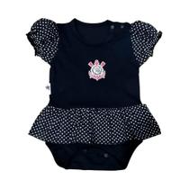 Body Vestido Corinthians Bolinhas Oficial