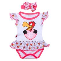 Body Vestido Flamengo Mascote Com Laço Oficial Body Vestido Flamengo Mascote Com Laço Oficial