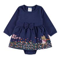 BODY VESTIDO MENINA COTTON LISO Fantoni