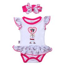 Body Vestido São Paulo Coração Com Laço Oficial