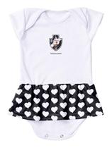 Body Vestido Vasco Corações Torcida Baby