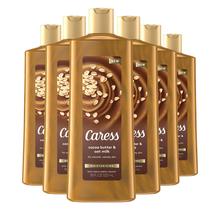 Body Wash Caress Hidratante com Manteiga de Cacau e Leite de Aveia 550mL x6