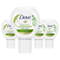 Body Wash Dove Concentrate Refill, 120 ml, pacote com 4 unidades