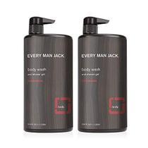 Body Wash Every Man Jack Masculino, 975 ml, embalagem dupla, madeira de cedro Body Wash Every Man Jack Masculino, 975 ml, embalagem dupla, madeira de cedro