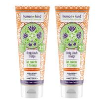 Body Wash Human+kind nutre a pele seca com óleo de coco 250mL x2 Body Wash Human+kind nutre a pele seca com óleo de coco 250mL x2