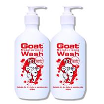 Body Wash, sabonete de leite de cabra hidratante, pacote Value Duo de 500 ml