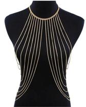 BodyChain colar corporal corrente de corpo elegante festival BodyChain colar corporal corrente de corpo elegante festival