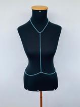 Bodychain colar corporal sob medida correntes coloridas Neon Cromada Tons Pastéis Carnaval Festival festa