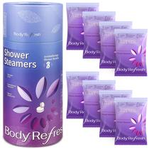 BodyRefresh Pastillas Aromáticas de Lavanda para Ducha, Paquete de 8