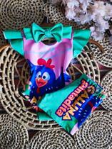 Bodys Baby & Baby Menina Infantil Temático Galinha Pintadinha + Short