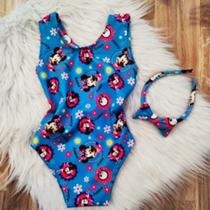 Bodys Menina Infantil Temático Minnie RF02 +Tiara Bodys Menina Infantil Temático Minnie RF02 +Tiara