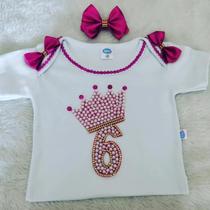 Bodys mês Versário Realeza luxo ,kit com 12