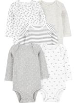 Bodysuit Simple Joys by Carter's, unissex, 24 meses, pacote com 5 Bodysuit Simple Joys by Carter's, unissex, 24 meses, pacote com 5