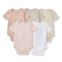 Bodysuits Burt's Bees Baby em algodão orgânico, pacote com 5