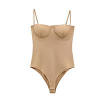 Bodysuits Sem Mangas E Costas Descobertas Para Mulheres, Moda Casual Sexy Y2K Primavera Verão