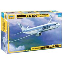 Boeing 737-800 Utair Civil Airliner 1/144 Zvezda 7019 B737 - Kit para montar e pintar