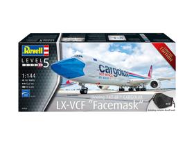 Boeing 747-8F Cargolux Lx-Vcf Facemask 1/144 Rev03836 Revell 3836