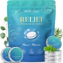 Bofuoos Shower Steamers Aromaterapia 15 comprimidos relaxantes Bofuoos Shower Steamers Aromaterapia 15 comprimidos relaxantes