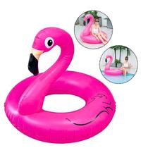Boia 90cm Adultos e Crianças Flamingo Inflável Piscina