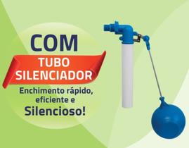 Boia alta vazão com tubo silenciador premium cipla