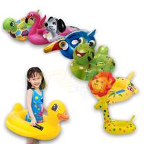 Boia Animais Do Zoo Com Cabeça Criança Infantil IR0048 Boia Animais Do Zoo Com Cabeça Criança Infantil IR0048