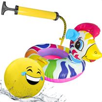 Boia Animal Aquática Inflável Bola Inflável Praia Piscina Bomba de Ar Manual Kit Salva Vidas Boia Animal Aquática Inflável Bola Inflável Praia Piscina Bomba de Ar Manual Kit Salva Vidas