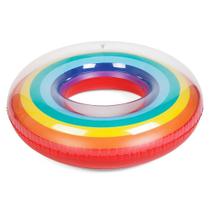 Bóia Arco-Íris Gigante Piscina Praia Festa Rainbow 120Cm