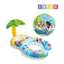 Boia Baby Bote Inflável Peixinhos Mamãe Bebê - Intex