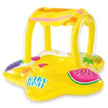 Boia Baby Bote Kiddie Frutas Com Cobertura 56573 - Intex Boia Baby Bote Kiddie Frutas Com Cobertura 56573 - Intex