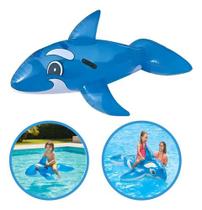 Boia Baleia Piscina Infantil Até 45kg Azul Verão Gigante Azul Boia Baleia Piscina Infantil Até 45kg Azul Verão Gigante Azul