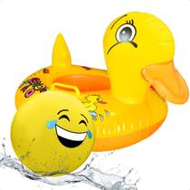 Boia Bebê Infantil Proteção Piscina Inflável + Bola Inflável Borracha Brinquedos