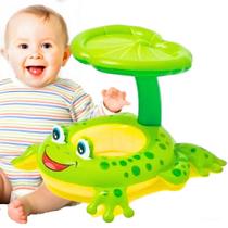 Boia Bote Assento Fralda Sapo Cobertura Piscina Infantil