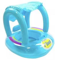 Boia Bote Bebê Cobertura Fralda Infantil Rosa Ou Azu Boia Piscina Bebe