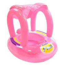 Boia Bote Bebê Cobertura Fralda Infantil Rosa Ou Azu Boia Piscina Bebe