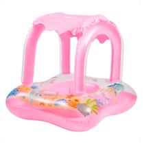 Boia Bote Bebê Cobertura Fralda Infantil Rosa Ou Azul Boia Piscina Bebe - Inflável