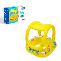 Boia Bote Bebê com Cobertura Praia Infantil Proteção Nataçao