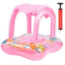 Boia Bote Bebê Rosa Cobertura Nautica Reforçada Fralda Infantil Reforçada 65x65cm
