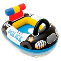 Boia Bote Infantil Inflável Com Fralda Temático Policia Bombeiro Avião Para Piscina