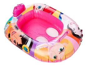 Boia Bote Inflável Com Fralda Bebê Princesas 66x54 Até 30Kg