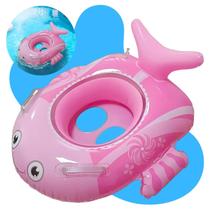 Boia Bote Inflável Com Fralda Infantil Piscina Verão Boia Bote Inflável Com Fralda Infantil Piscina Verão