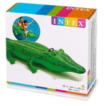 Boia Bote Inflável Formato Jacaré Intex 1,68m x 86cm 58546