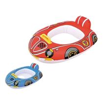 Boia/Bote inflável fralda com encosto e pegador Carro F1 infantil