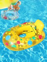 Boia Bote inflável Para Bebê Com Assento 60 cm Praia Piscina verão Brinquedo