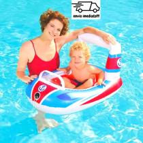 Bóia Bote Inflável Para Crianças Modelo Barco 99 x 66 cm Bóia Bote Inflável Para Crianças Modelo Barco 99 x 66 cm
